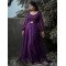 Designer Purple Color Pre Wedding Gown