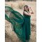Designer Bottle Green Tail Gown