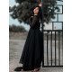 Designer Black Pre Wedding Gown