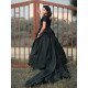 Designer Black Tail Gown For  Pre Wedding