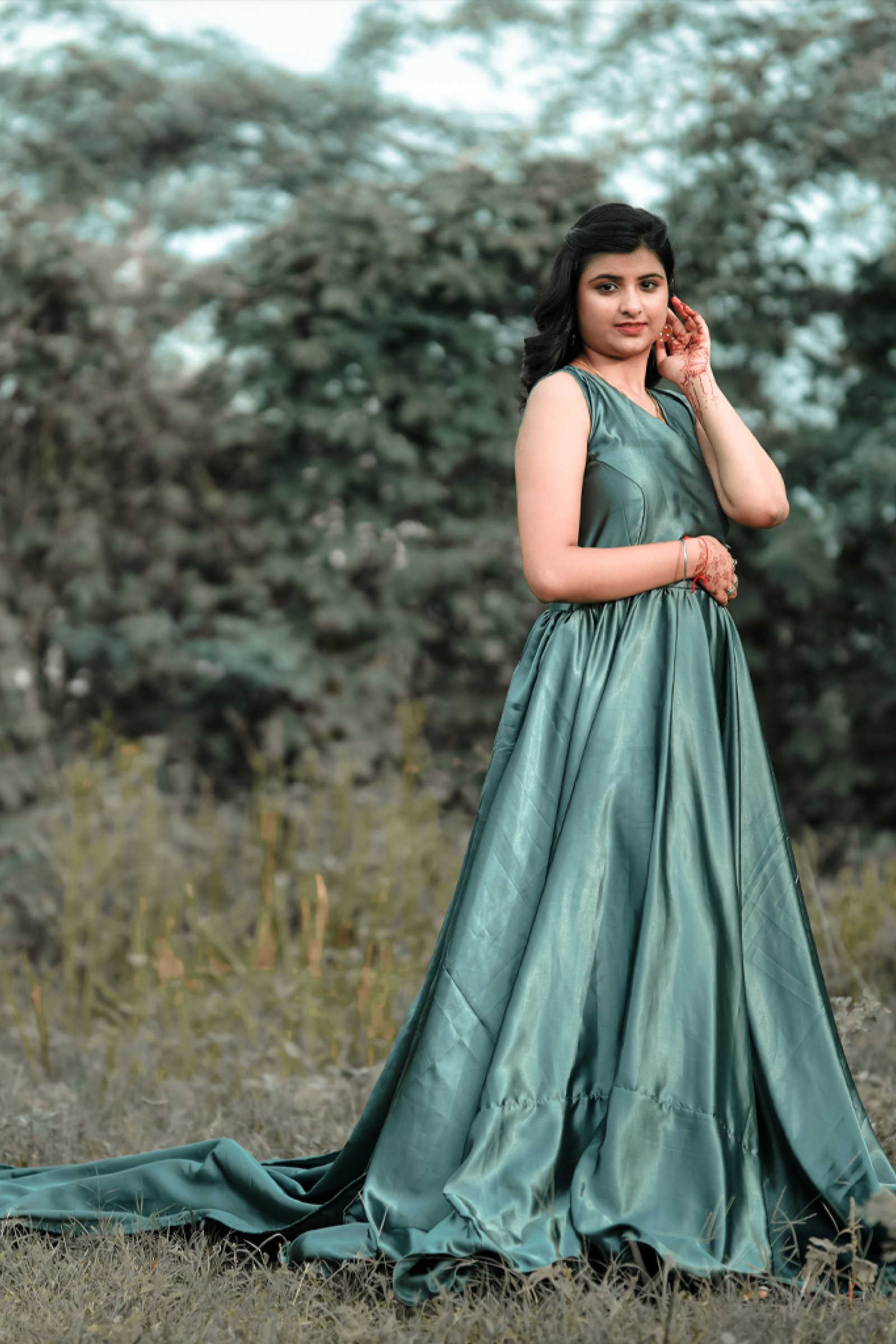 Designer Tail Gown For Wedding
