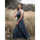 Designer Gray Pre Wedding Tail Gown