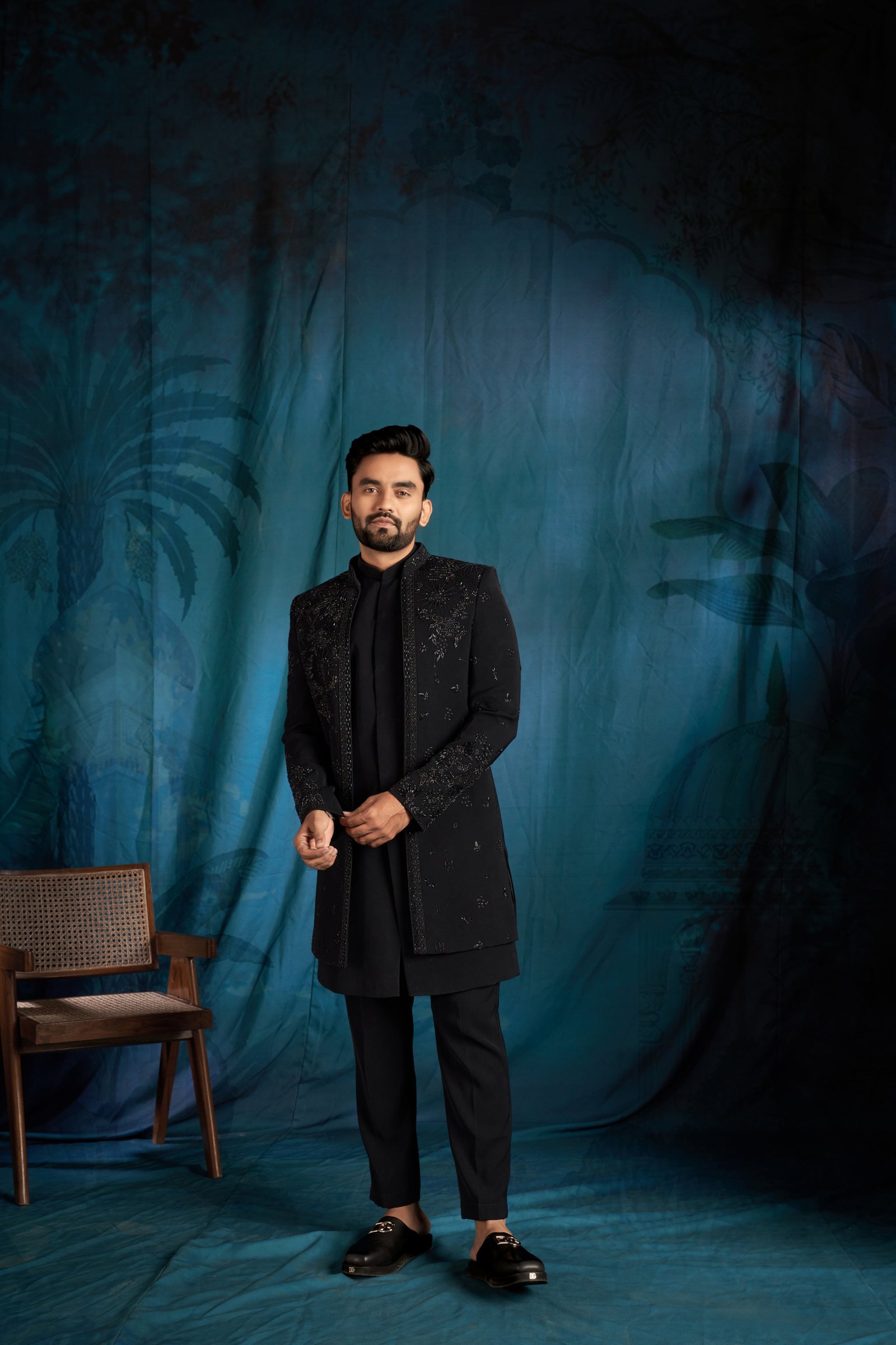 Designer Handwork Indowestern For Wedding