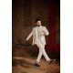 Designer Off White Mirror & Multi Color Handwork Indo For Men