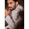 Designer Light Peach Handwork Short Pattern Indo For Wedding