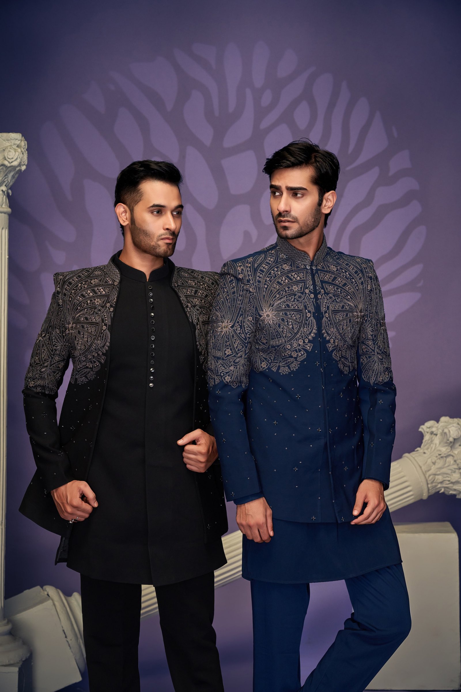 Designer Embroidered & Handwork Indo Western For Wedding