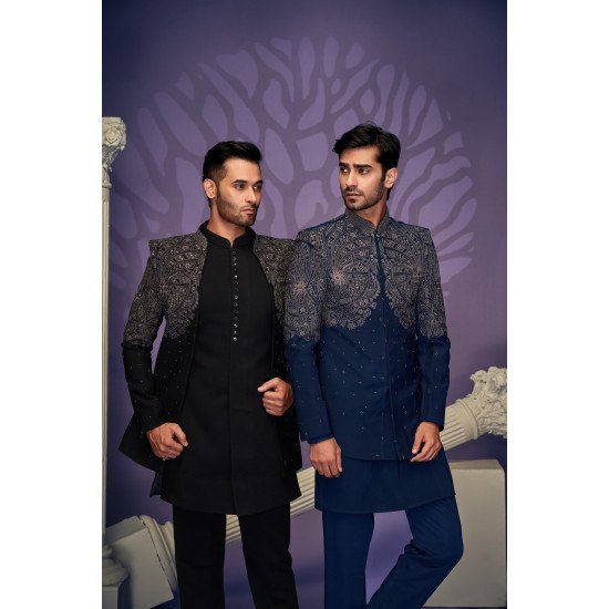Designer Embroidered & Handwork Indo Western For Wedding