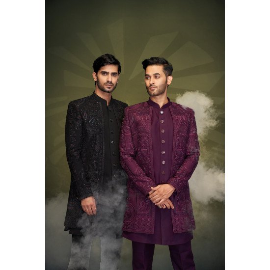 Designer Multicolor Thread Work Double Pattern Indo 