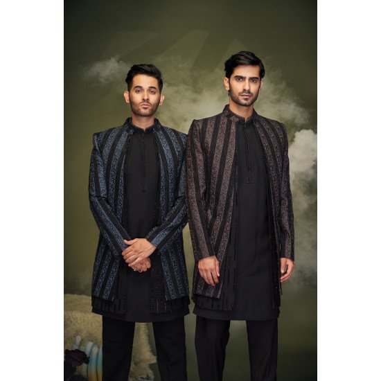 Desinger Handwork Double Pattern Wedding Indo For Groom