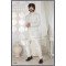 Designer Cream Sequence Work Double Pattern Indo Western For Men