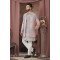 Designer Onion Pink Sequence  Work Short Pattern Indowestern