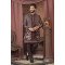 Designer Motif Embroidered Short Pattern Indo For Men