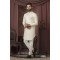 Cream Color Achkan Pattern Indo For Men