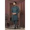 Designer Self Print Double Pattern Indowestern For Wedding