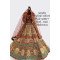 Designer Velvet Fabric Mehroon Embroidery And Stone Work Bridal Lehenga