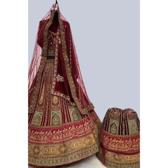 Designer Multicolor Bridal Lehenga
