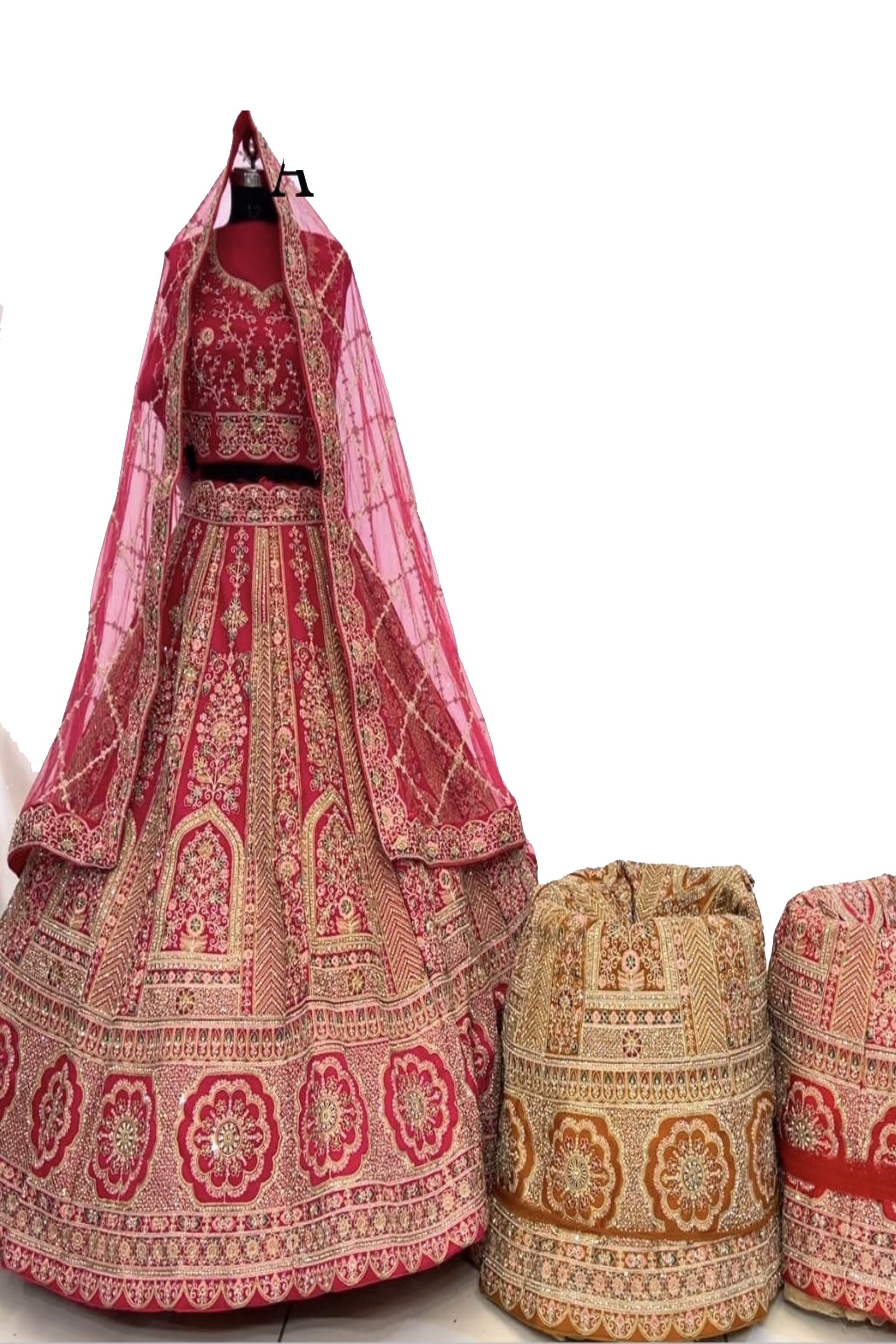 Designer Embroidery And Handwork Bridal Lehenga For Wedding