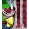 Designer Mehroon Color Saga and Stole 