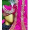 Designer Thread Work Rani Color Safa Set