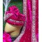 Designer Sequence Work Rani Colored Safa And Stole 