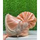 Designer Off White Silk Fabric Groom Safa And Dupatta