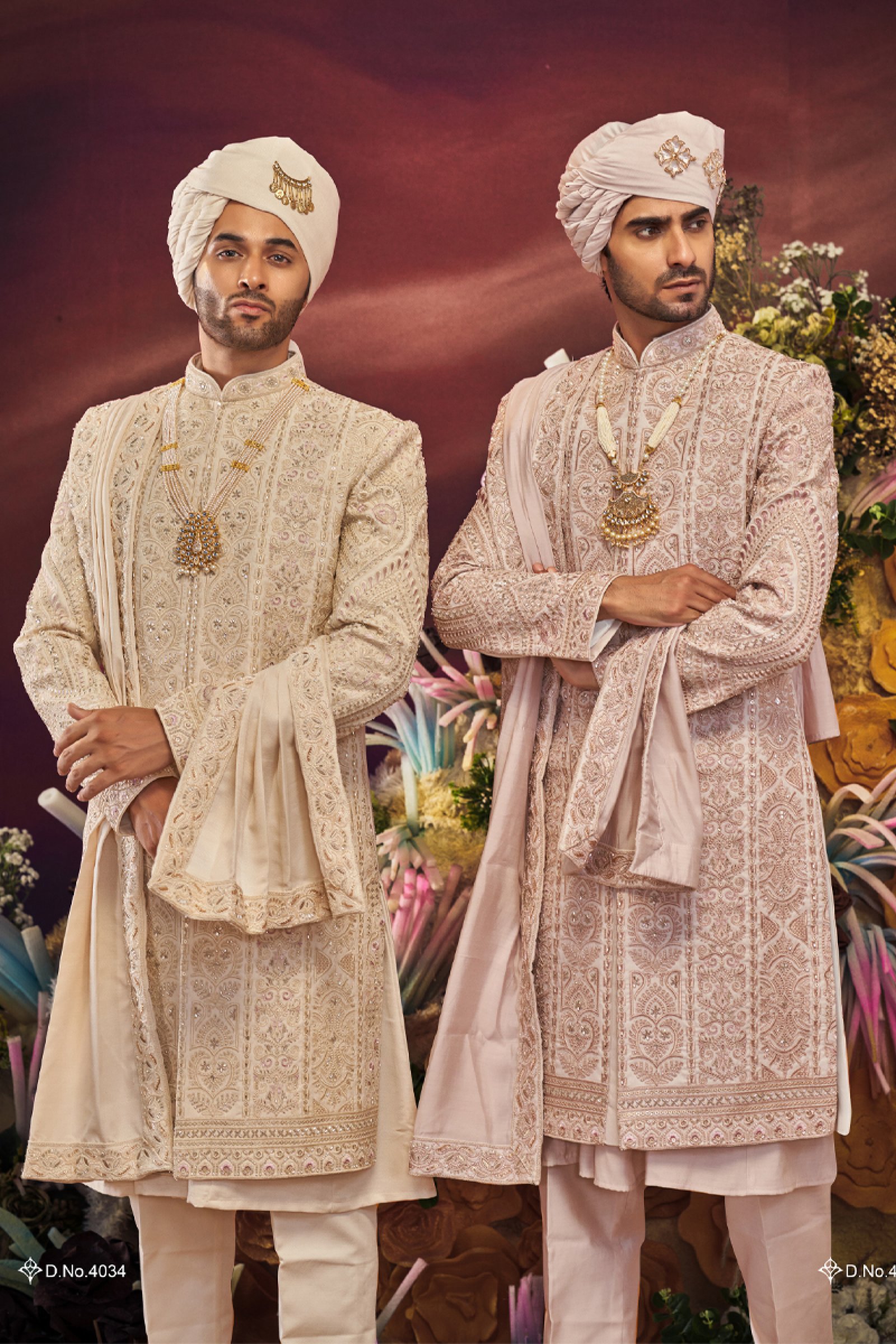 Designer Handwork Wedding Sherwani For Men