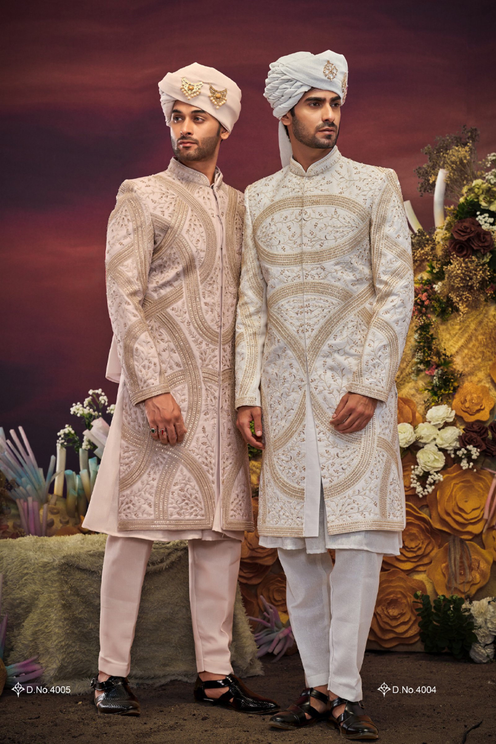 Designer Handwork Wedding Sherwani For Men