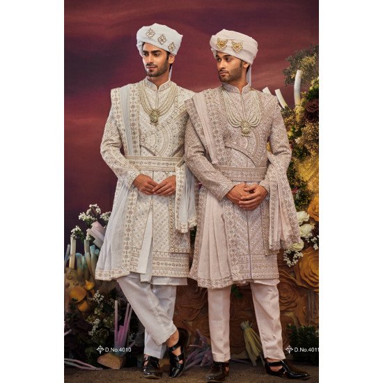 Designer Handwork Wedding Sherwani For Men