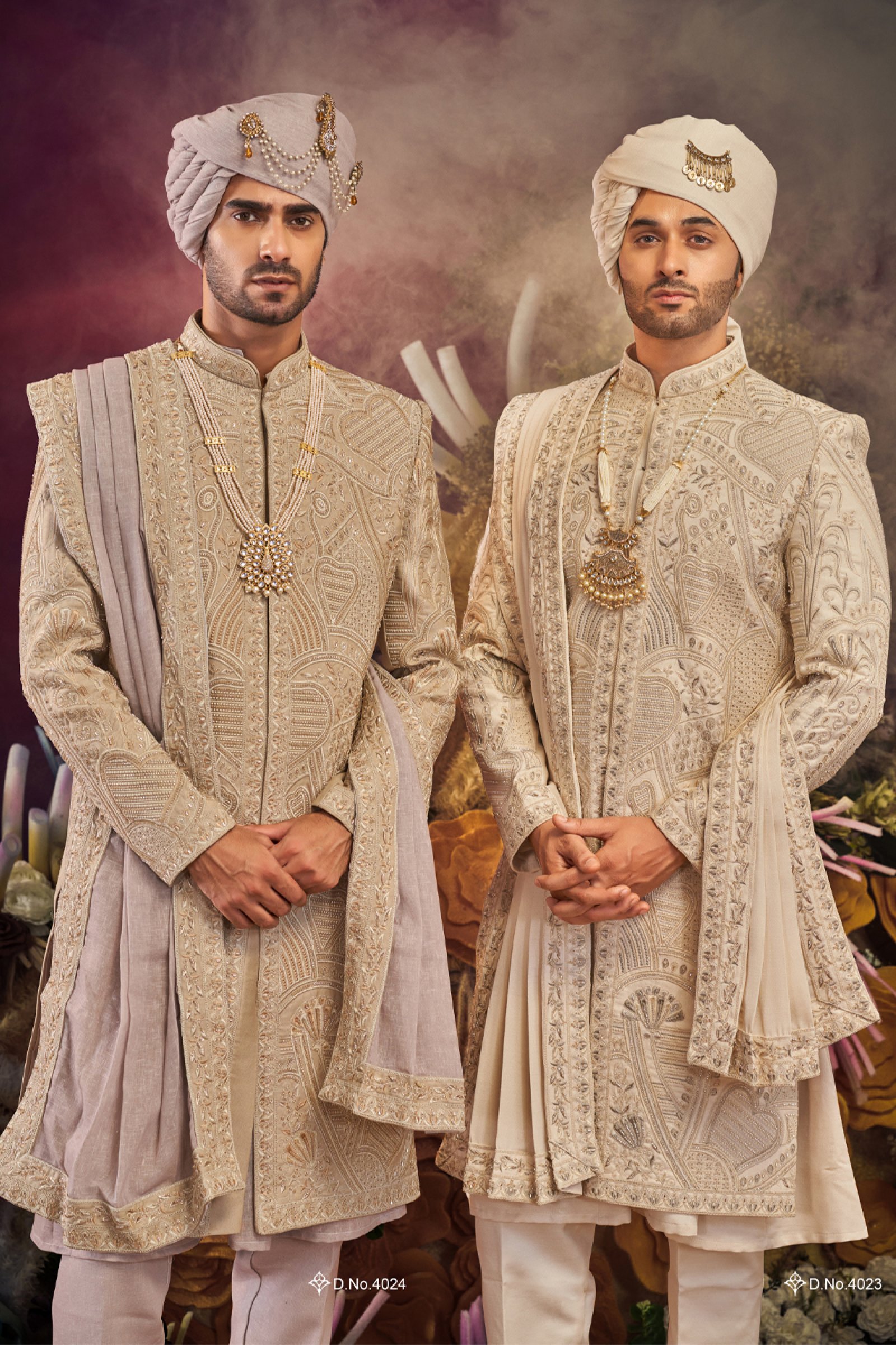 Designer Handwork Wedding Sherwani For Men