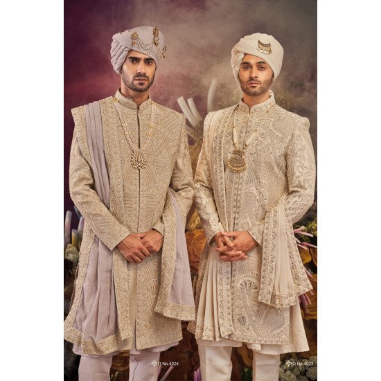 Designer Handwork Wedding Sherwani For Men