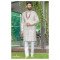 Designer Achkan Pattern Wedding Sherwani  With Mehroon Touch