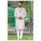 Designer Double Pattern Sherwani  With Red Thread Work 
