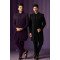 Designer Men's Black & Purple Sequin Indo Collection