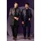 Designer Men's Indo Set with Geometric and Vertical Sequin Patterns