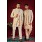 Modern Indo-Western Sherwani with Mandarin Collar