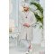Designer Cream Colored Double Patttern Sherwani For Groom