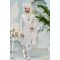 Designer White Stone And Sequence Work Belt Pattern Wedding Sherwani For Men