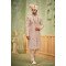 Designer Light Peach Achkan Pattern Sherwani For Wedding