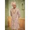Designer Light Peach Achkan Pattern Sherwani For Groom 
