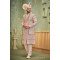 Designer Light Peach Three Layer Sherwani For Groom 