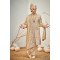 Designer Gold Achkan Pattern Sherwani For Wedding
