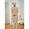 Designer Gold Meroon & Peach Embroidery Touch Double Pattern Sherwani 