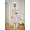Designer White Peach Touch Wedding Sherwani