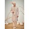 Designer Peach Stone Work Double Pattern Wedding Sherwani For Men