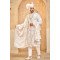 Designer Off White Achkan Pattern Wedding Sherwani