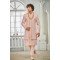 Designer Pink Double Pattern Stone Work Sherwani For Wedding 