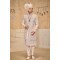 Designer Peach Stone Work Double Pattern Sherwani For Groom