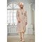 Designer Peach Embroidery Work Stone Touch Groom Sherwani