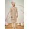 Designer Golden Double Pattern Stone Work Sherwani