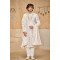 Designer White Sequence & Stone Work Wedding Sherwani